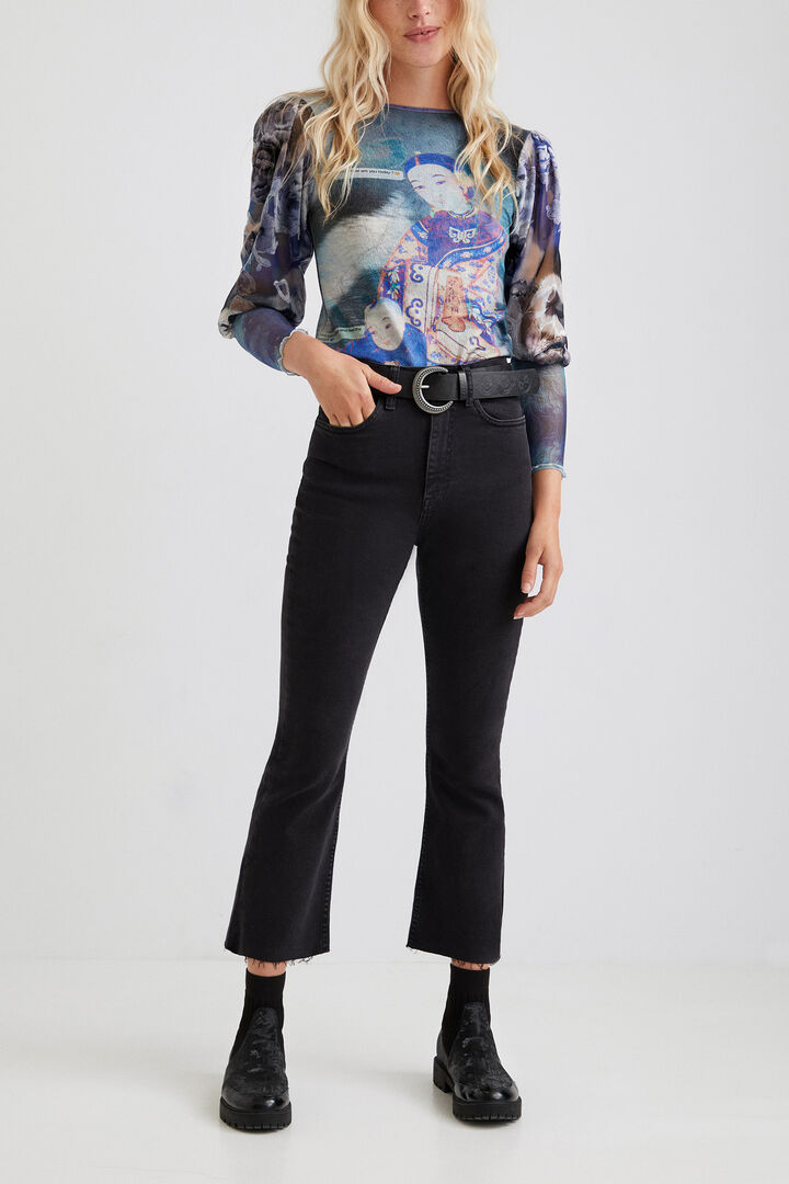 Camiseta manga abullonada arty | Desigual