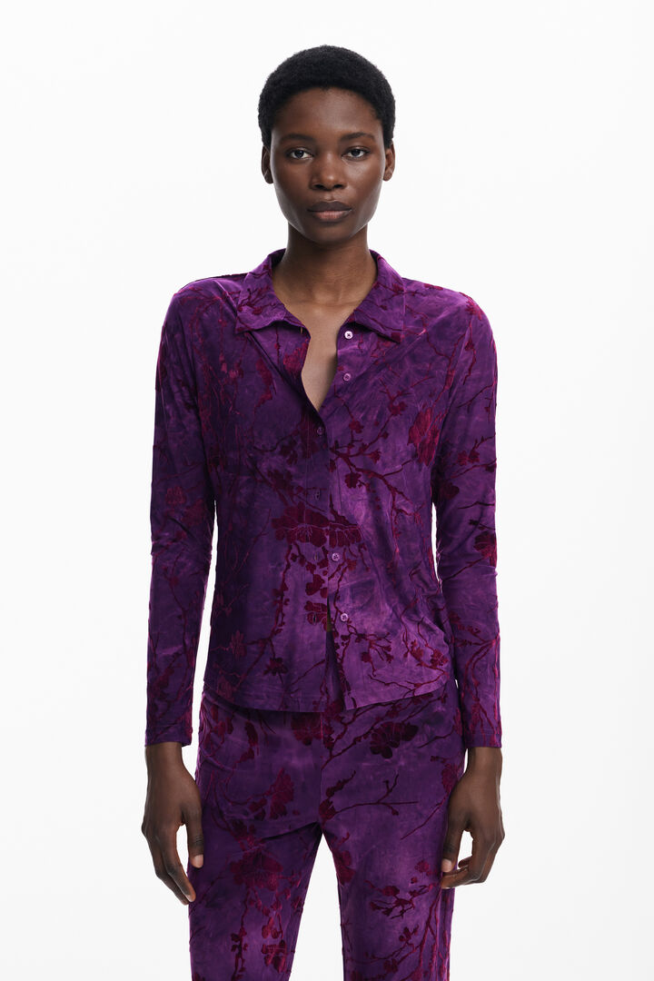 T-shirt boutonnée orientale