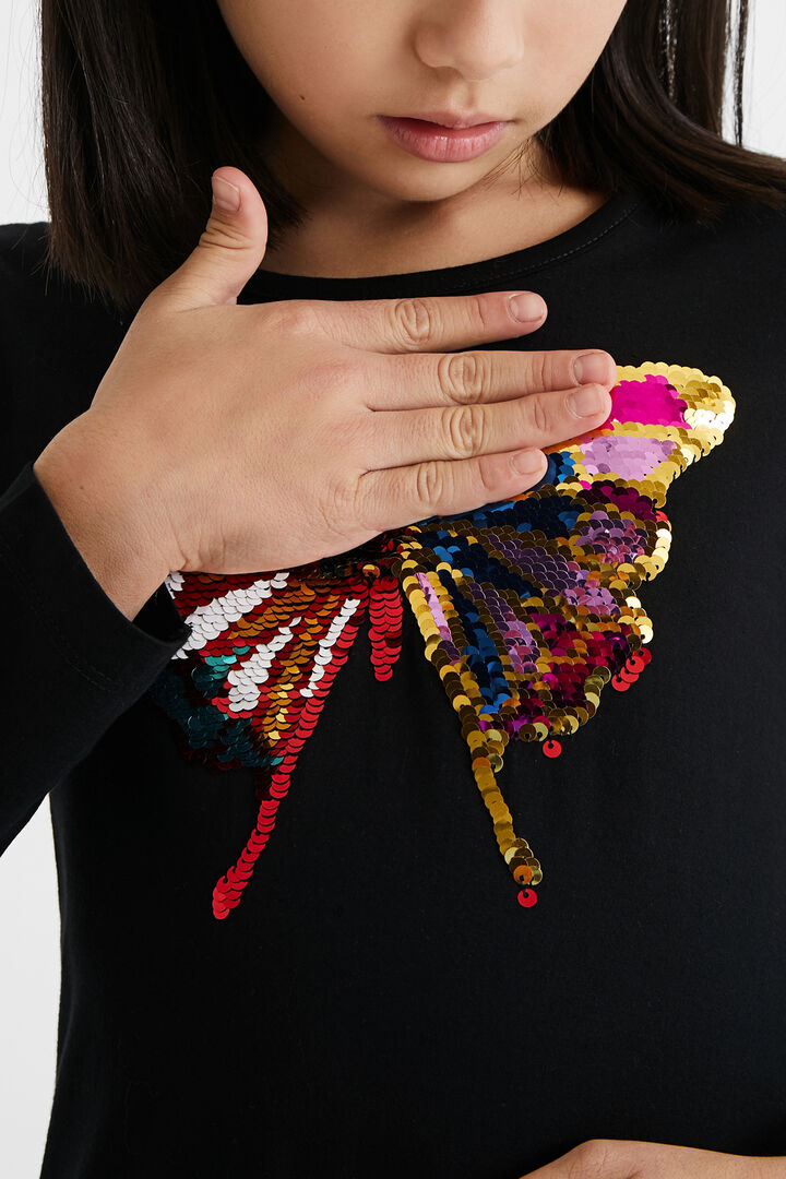 Cotton dress tulle skirt | Desigual