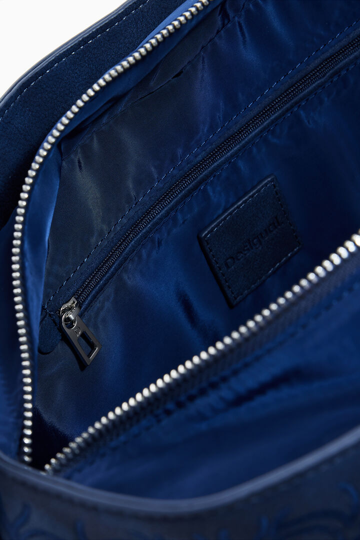 Bolso hombro relieve mandalas mediano | Desigual