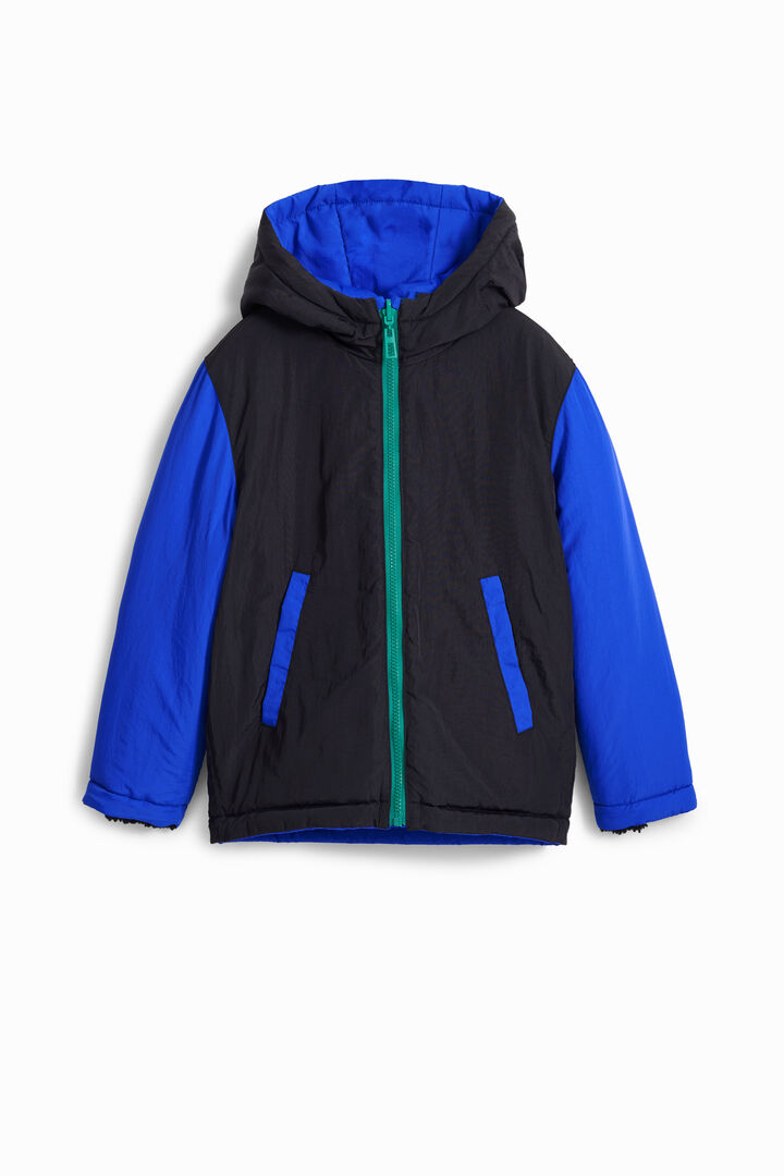 Combined padded coat | Desigual