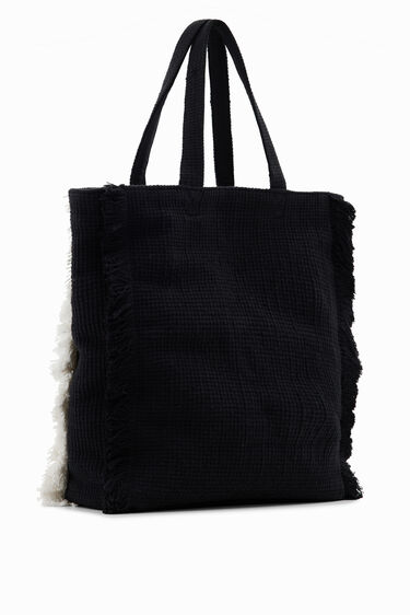 Bolso shopper grande flor | Desigual