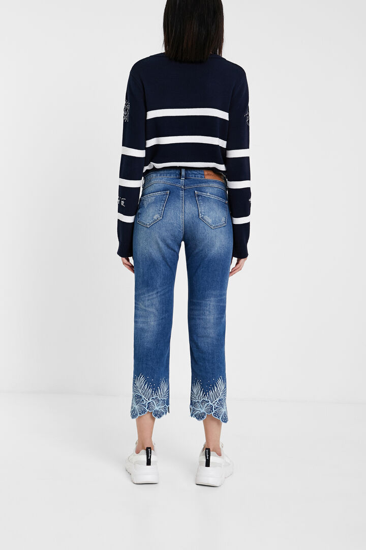 Jeans straight cropped | Desigual