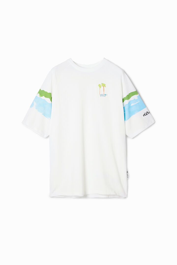 Camiseta palmeras acuarela | Desigual