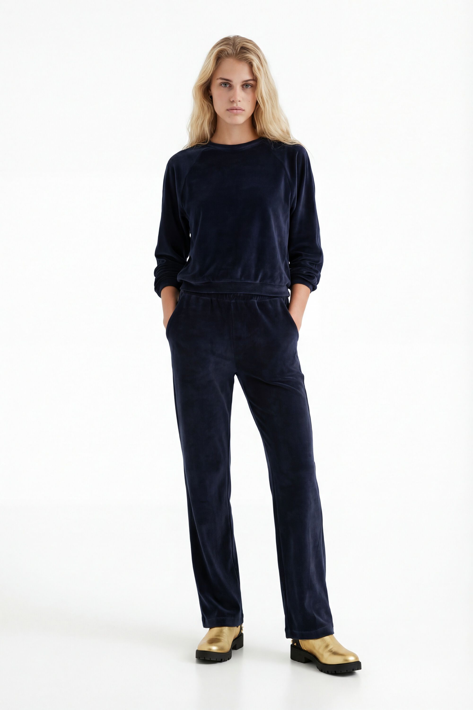 Desigual, Weite Sweatpants, Blau, S