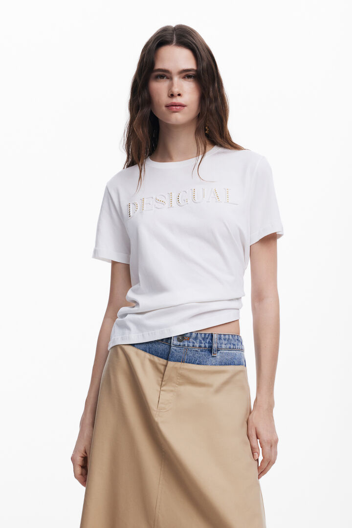 Shiny logo T-shirt | Desigual