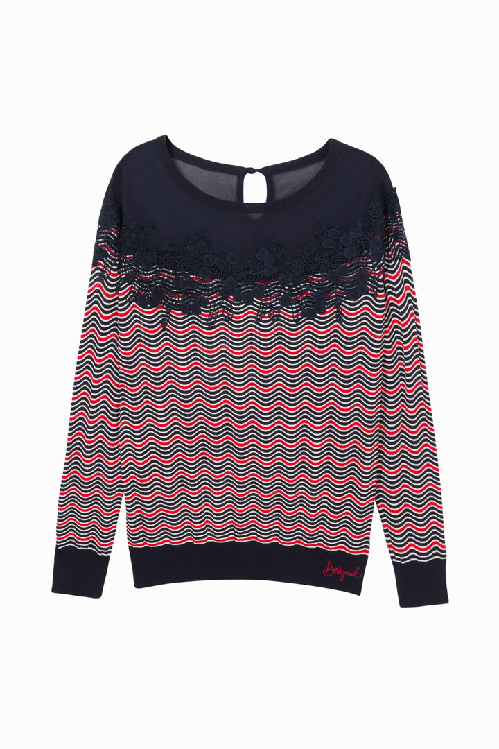 Wavy Sailor Stripe Jumper Laura | Desigual