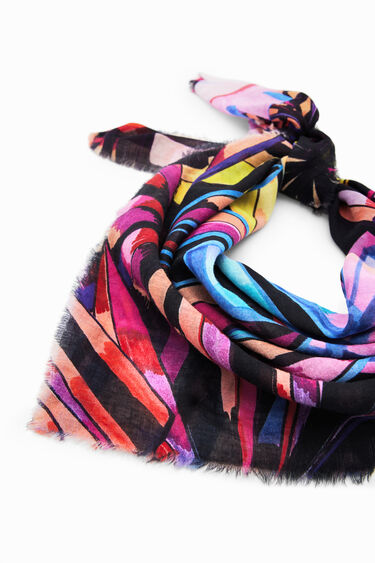 Tropical square scarf | Desigual