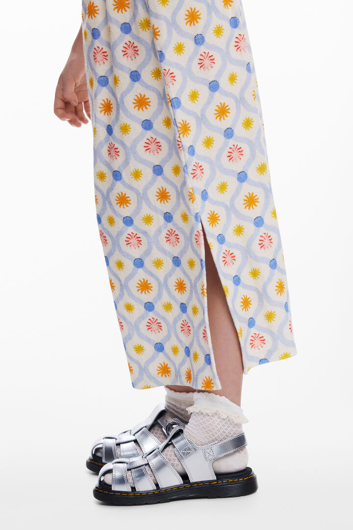 Falda midi flores | Desigual