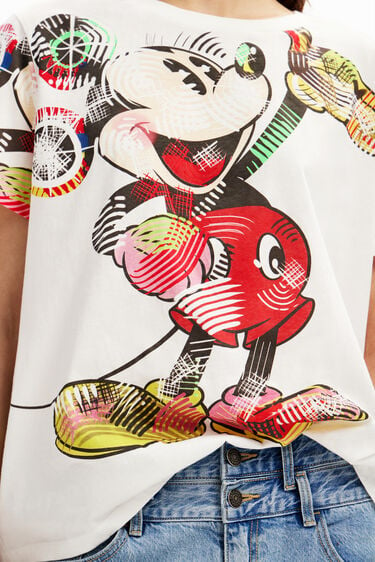Künstlerisches T-Shirt Micky Maus | Desigual