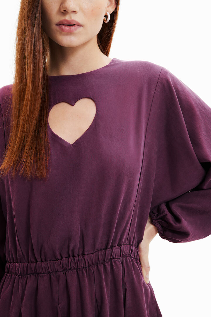 Vestido corto corazón | Desigual