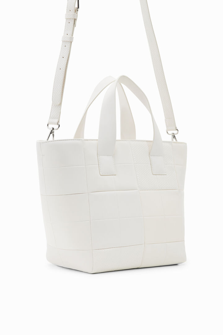 Midsize patchwork tote bag | Desigual