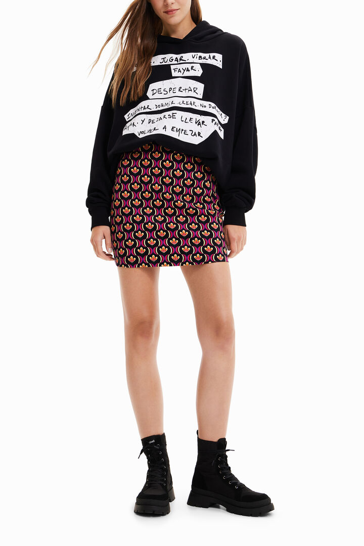 Minifalda slim retro | Desigual