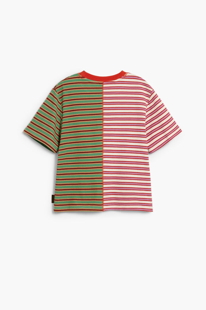 T-shirt bicolore à rayures | Desigual