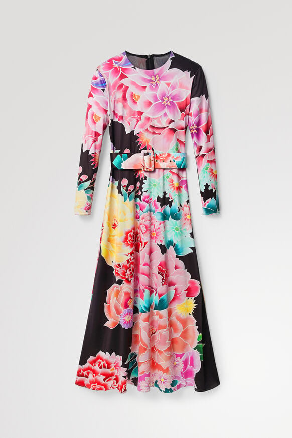 Long floral dress | Desigual