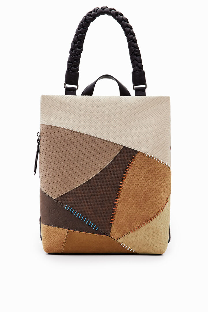 Multi-position patchwork backpack | Desigual