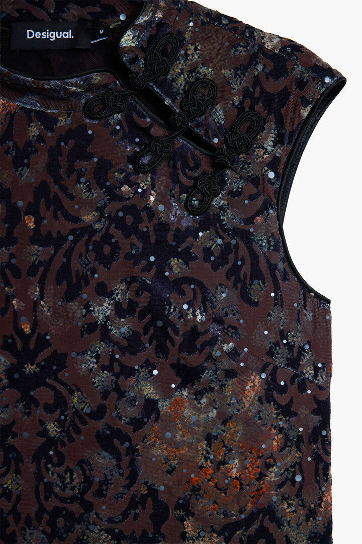 CAMISETA SIN MANGAS ORIENTAL | Desigual