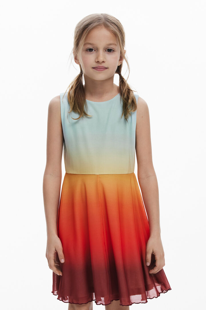 Vestido corto degradado | Desigual