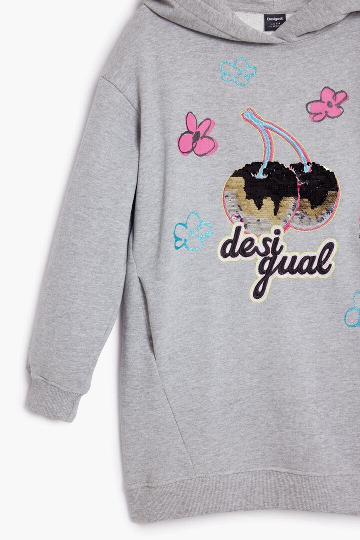 Vestido capucha cerezas | Desigual