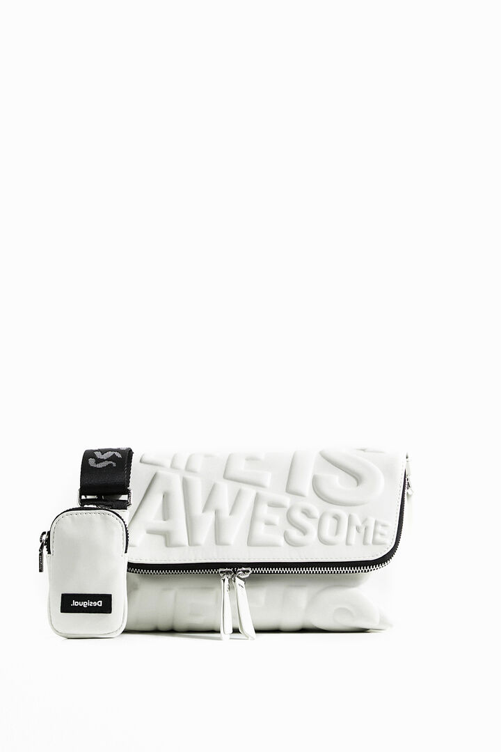 Borsa a tracolla "Life is Awesome" | Desigual