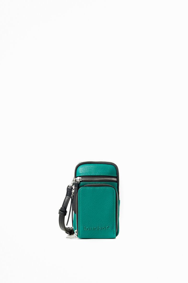 Leather effect hanging coin purse | Desigual