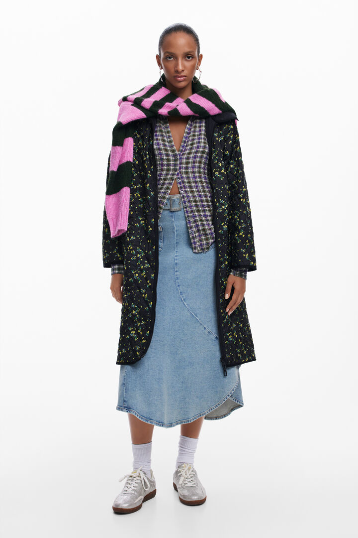 Long padded coat