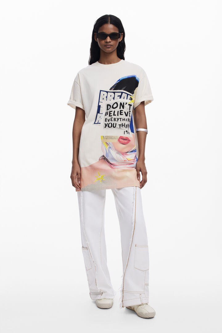 T-shirt style dress | Desigual