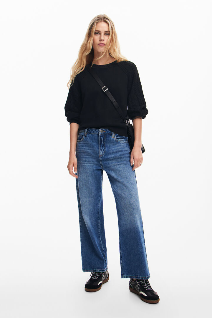 Jersey mangas textura | Desigual