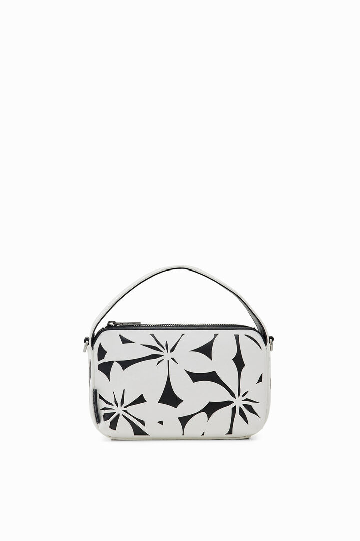 Mini sac fleurs estampées