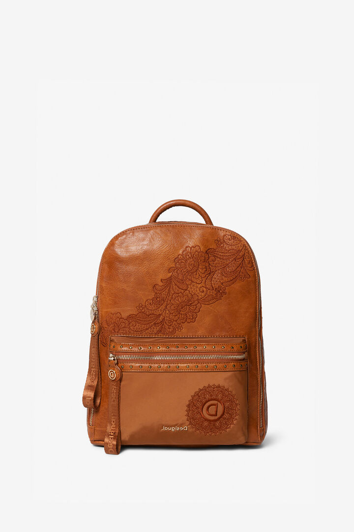 Mochila boho mandalas y flores | Desigual
