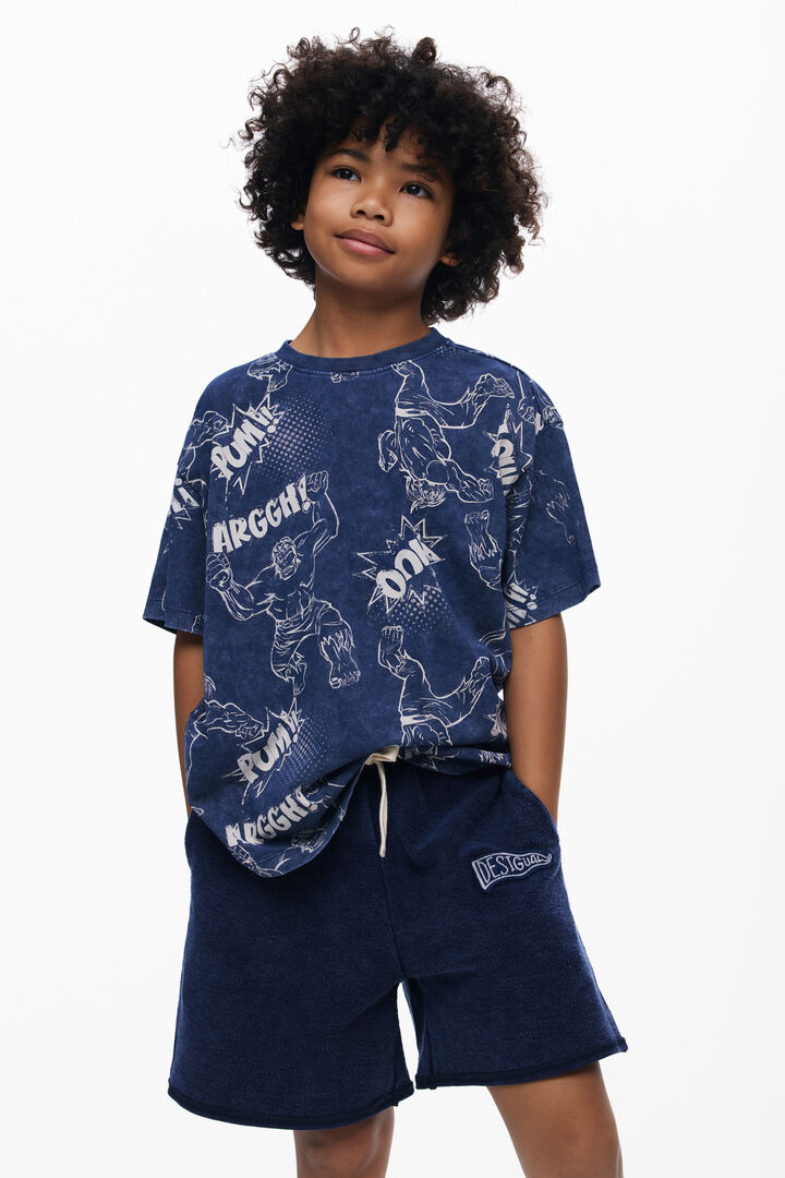 Bermuda with embroidered logo | Desigual