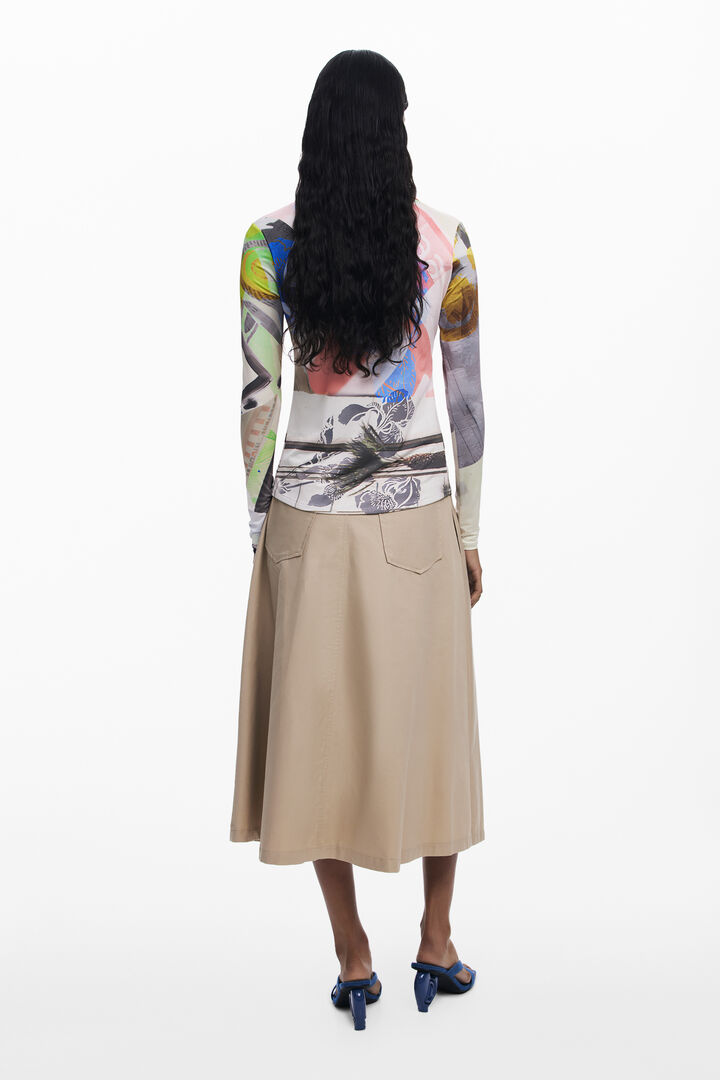 Collage overhemd met knopen | Desigual