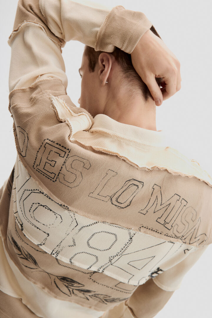 Gestreept brei T-shirt | Desigual