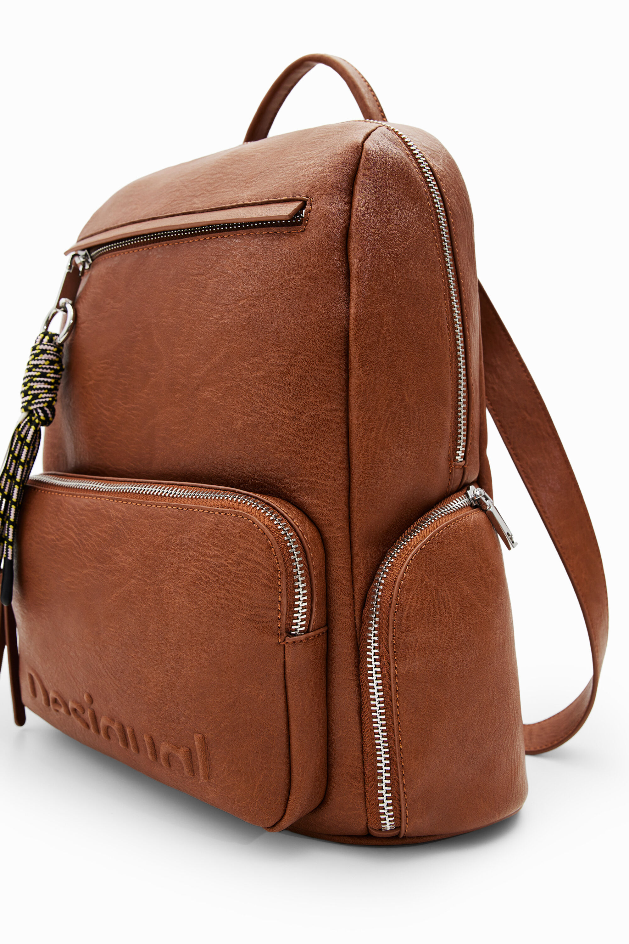 Women s Midsize half logo backpack I Desigual