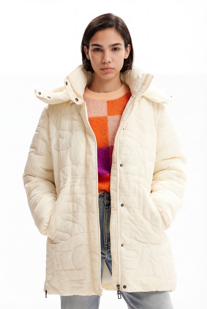 Padded zips coat | Desigual