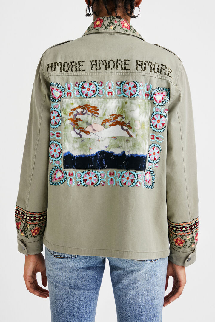 Parka con cenefas Amore | Desigual