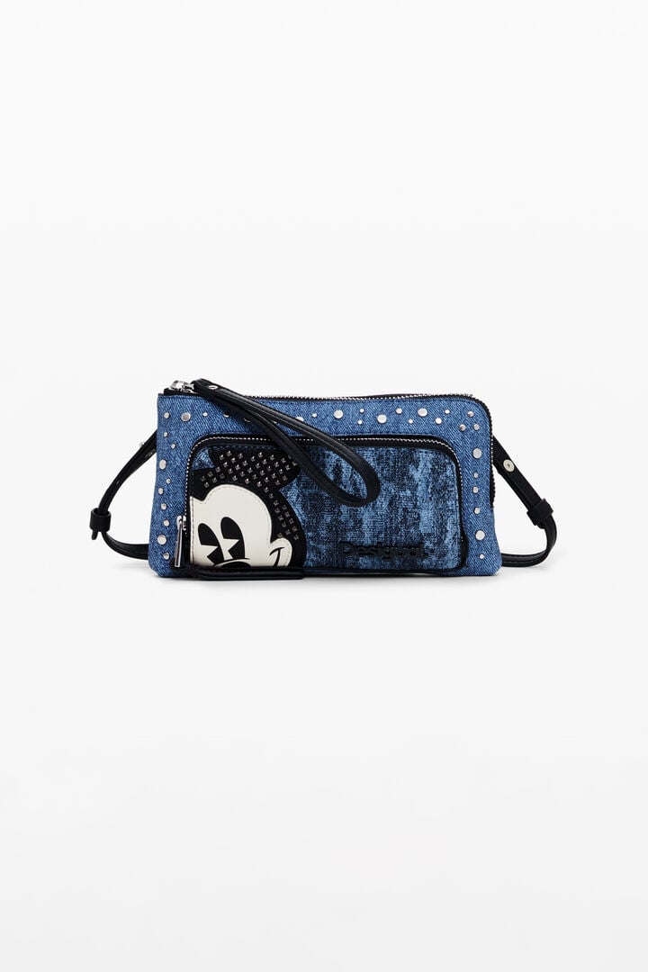 Monedero L denim Mickey Mouse