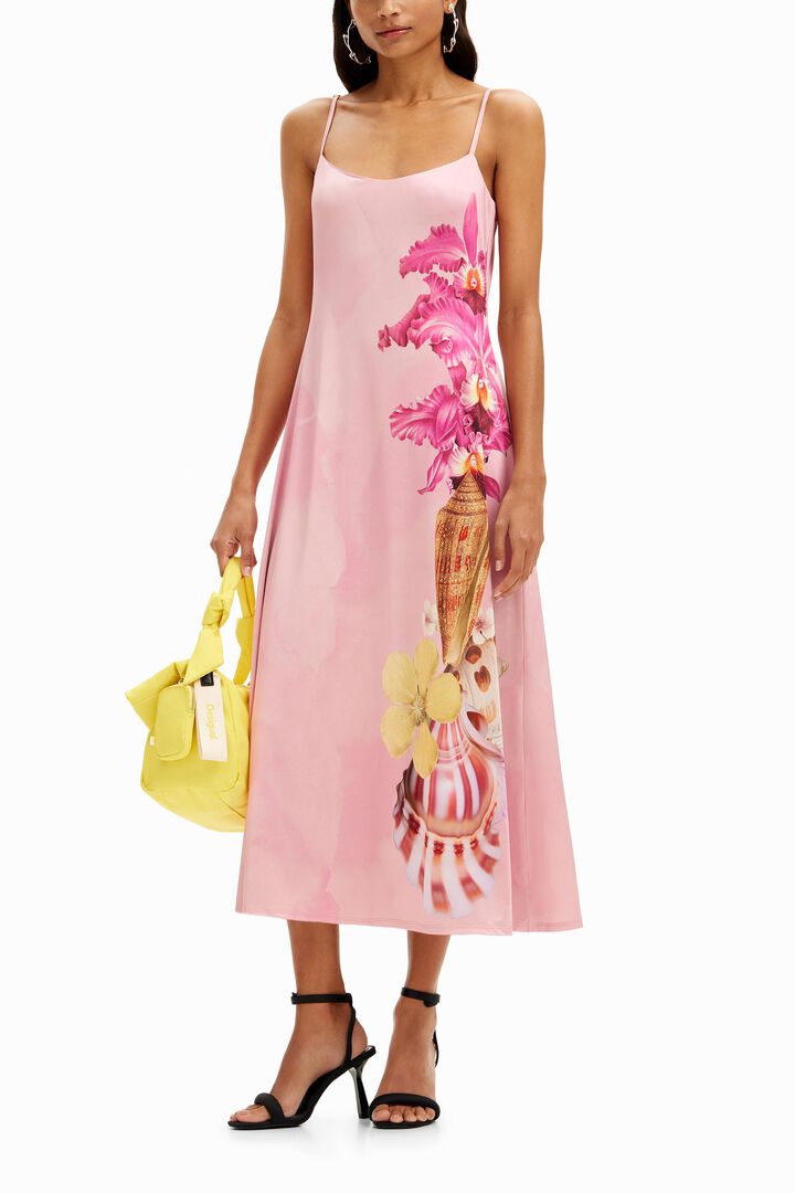 M.Christian Lacroixの貝殻ロングワンピース | Desigual