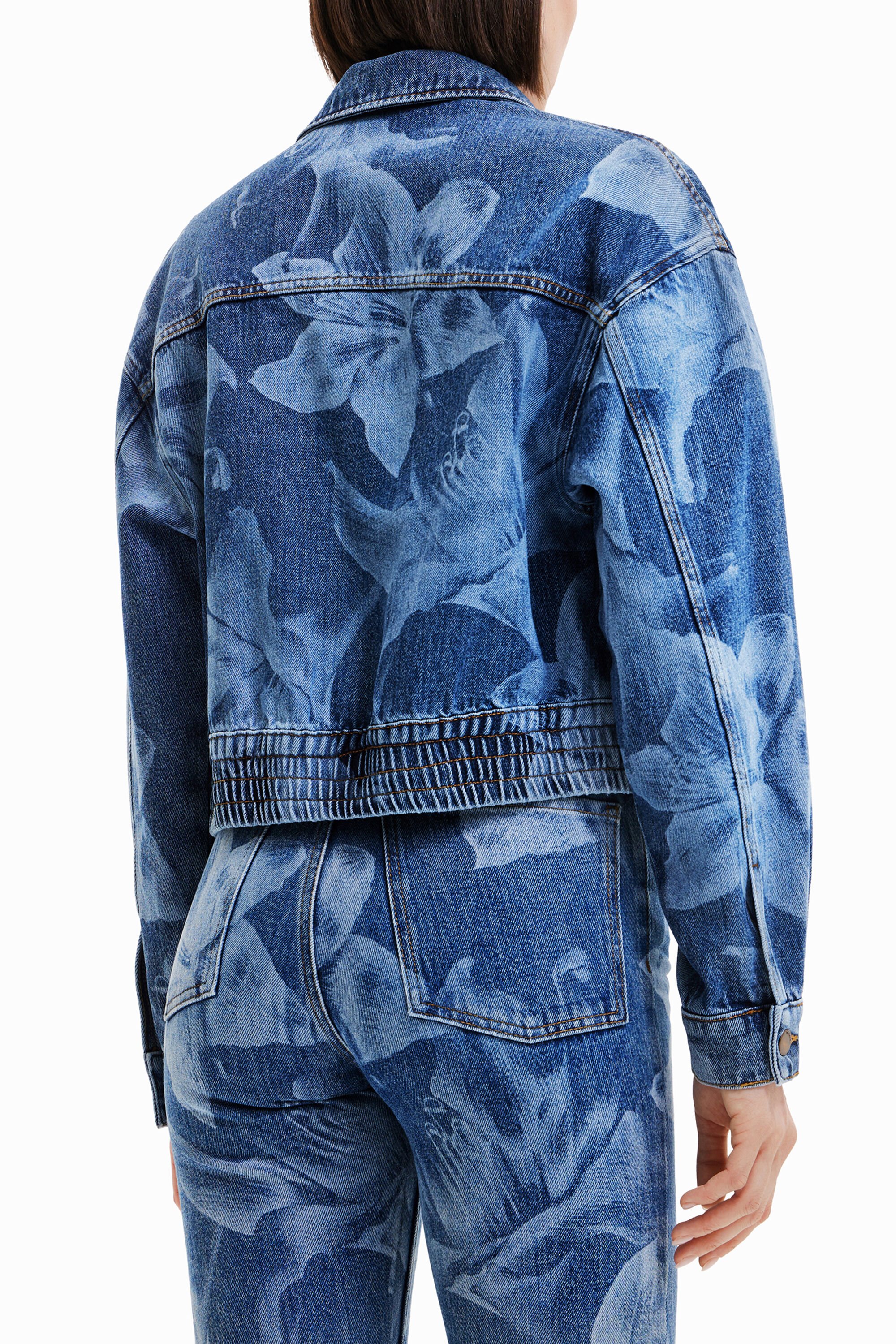 花柄 デニムジャケット | Desigual.com