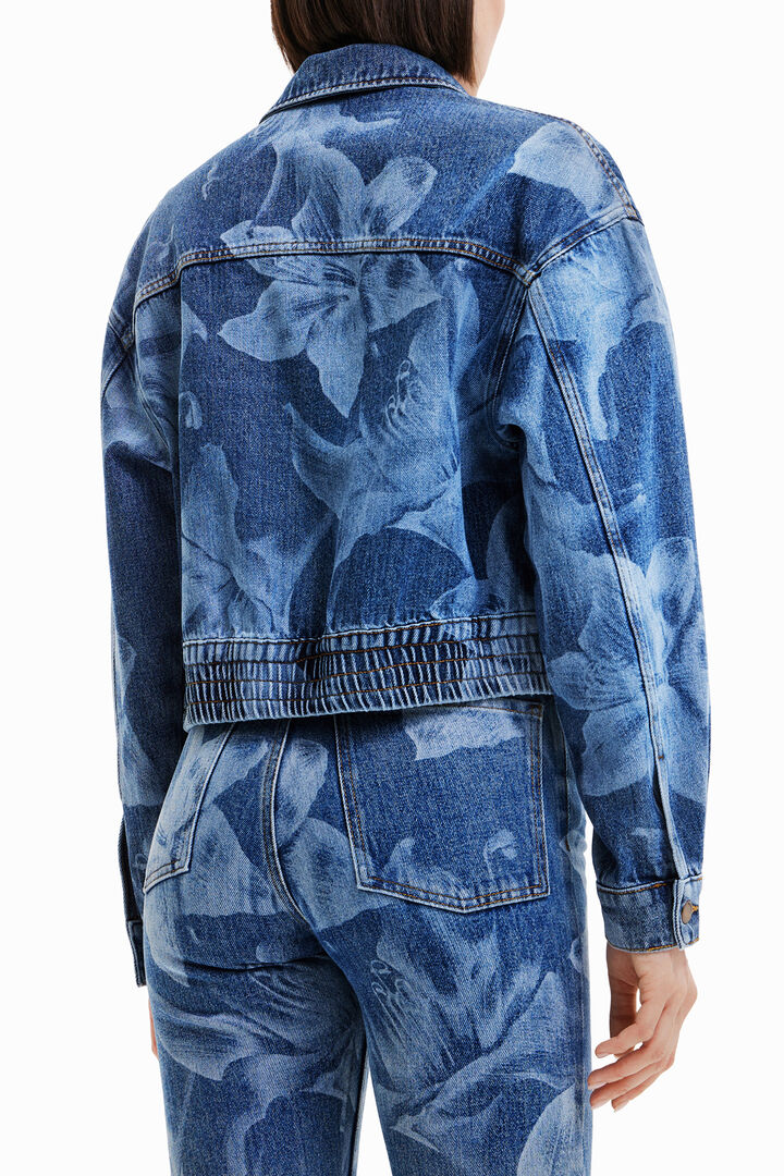 Giacca denim fiori | Desigual