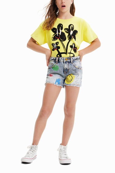 Shorts vaqueros Smiley® | Desigual