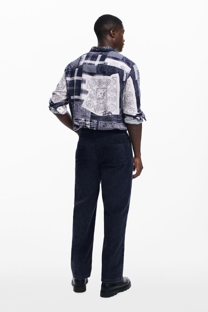 Gewassen lange corduroy broek | Desigual