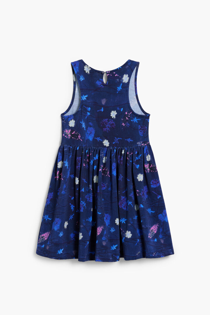 Vestido corto  flores evasé | Desigual