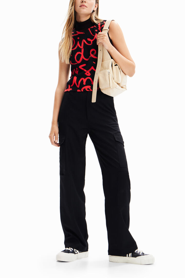 Camiseta sin mangas mensajes | Desigual