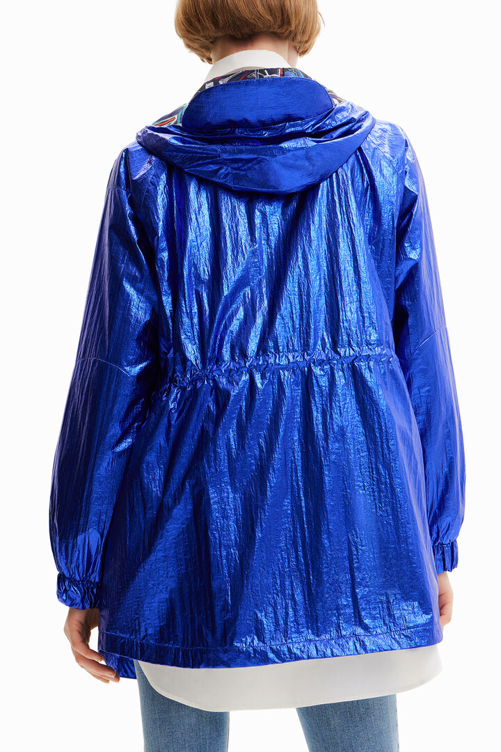 Metalická parka s kapucí | Desigual