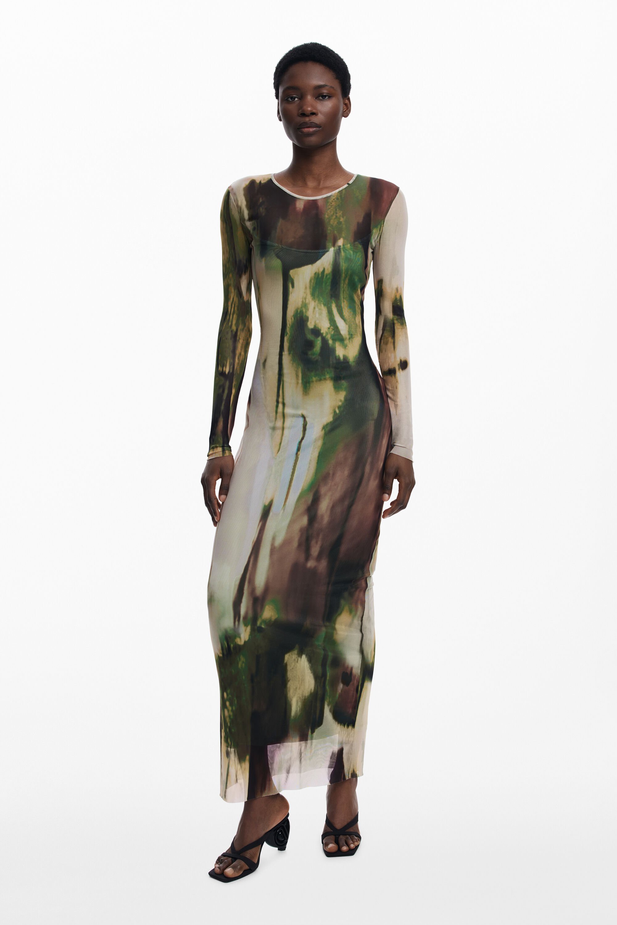 Langes Tüllkleid