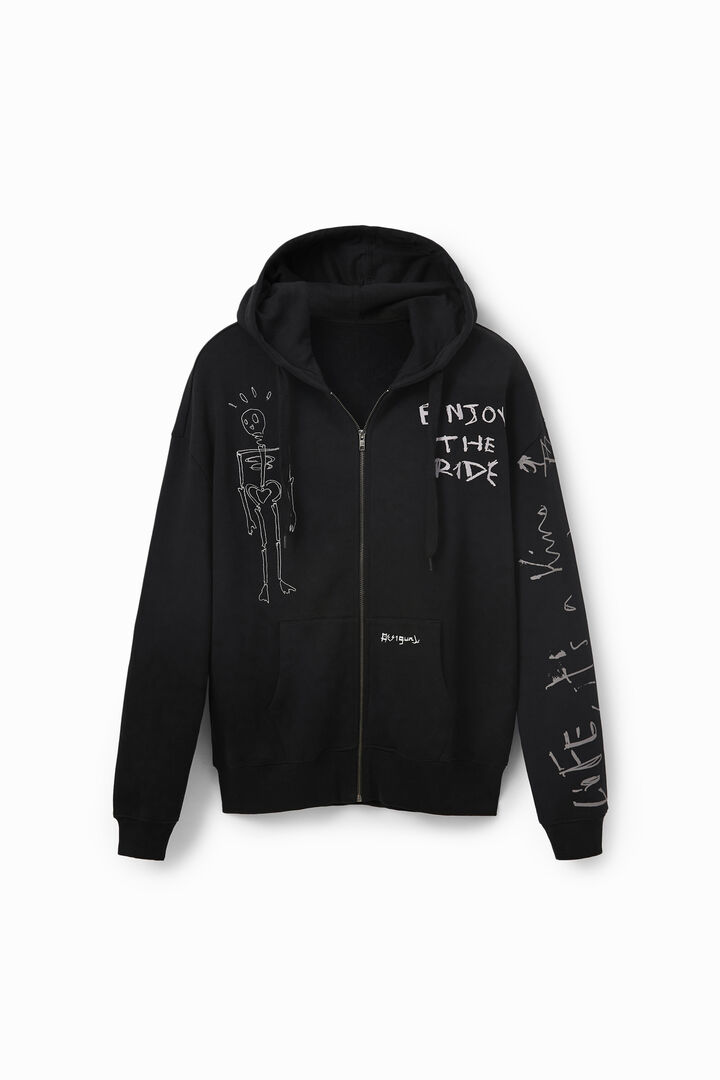 Oversize zip-up hoodie | Desigual