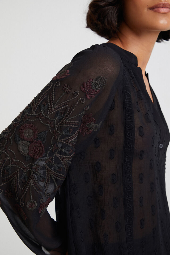 Blusa semitransparente loose | Desigual