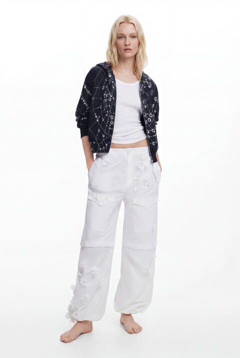 CONVERTIBLE PANTS WITH FLOWERS TYLER MCGILLIVARY