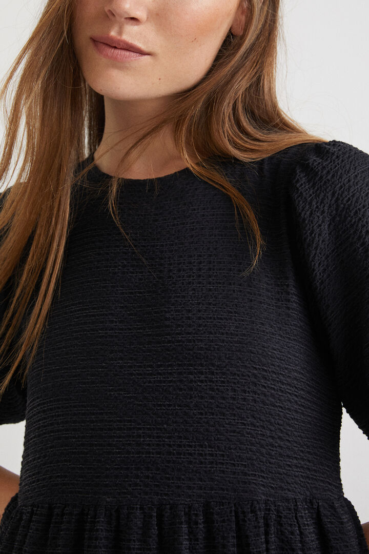 
テクスチャー&プレーンカラー ミディワンピース | Desigual